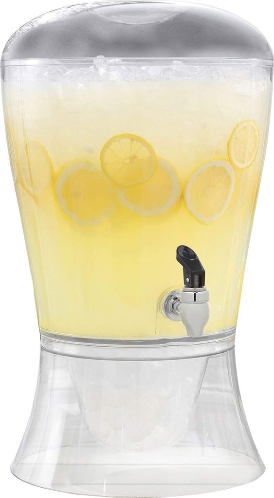3-Gallon Beverage Dispenser- Poly Prop Beverage Dispenser, Clear
