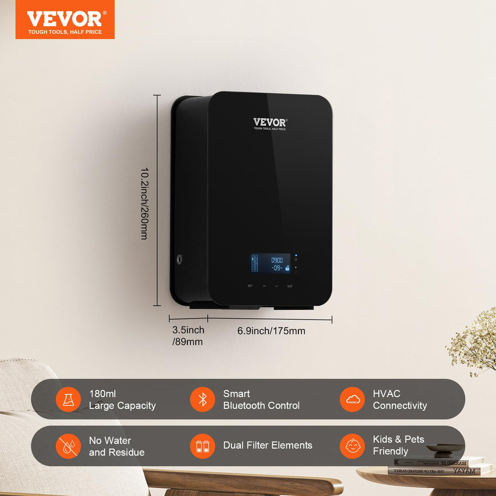Upgrade HVAC Scent Diffuser, Smart Scent Air Machine, with Cold Air Technology, Waterless Essential Oil