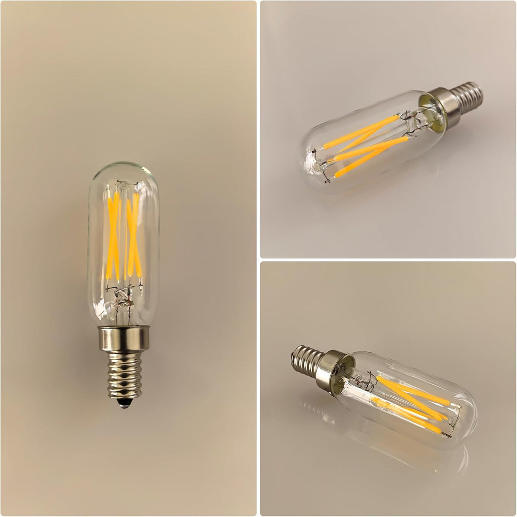 E12 LED Edison Bulb Dimmable 4W 2700K Warm White 6-Pack