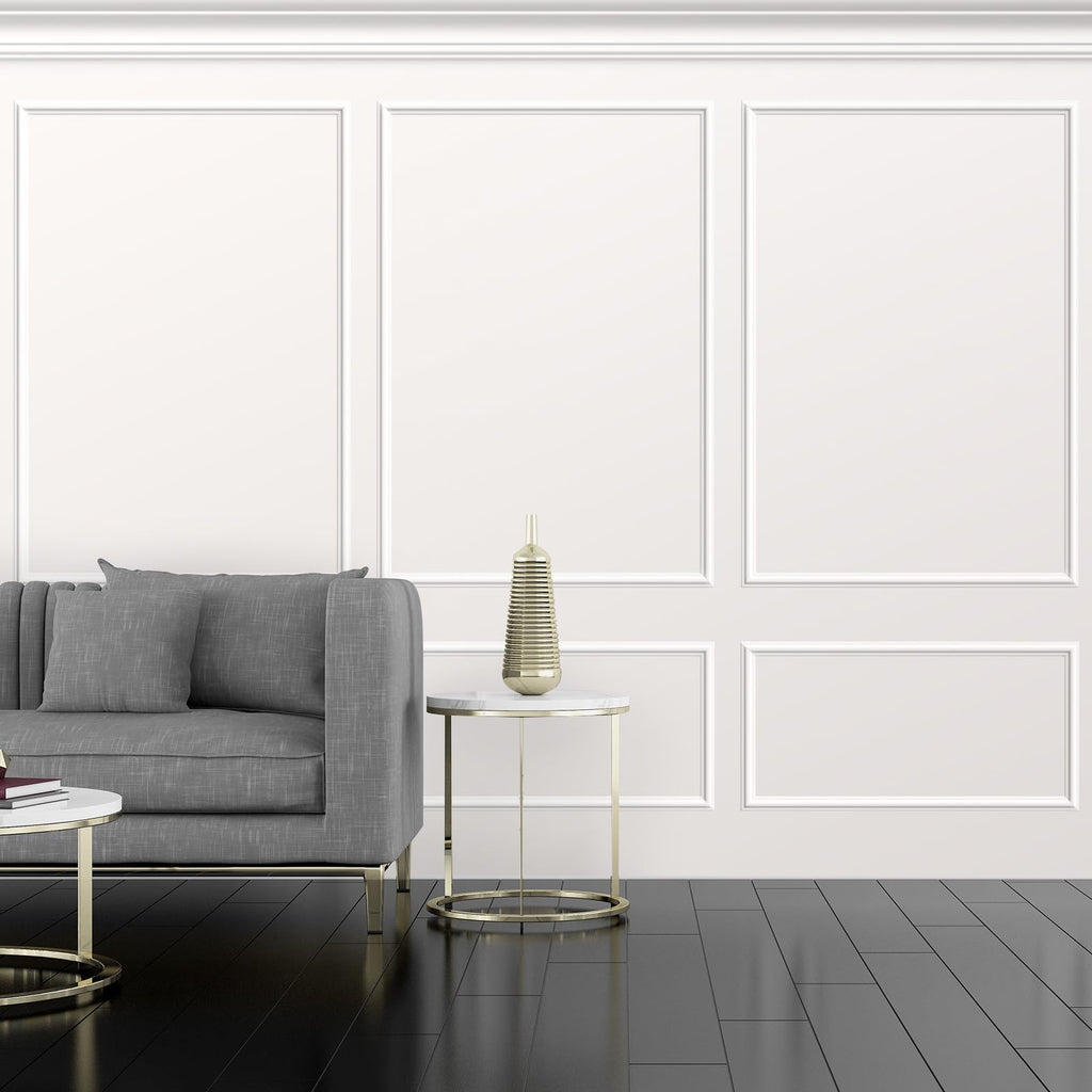3set Peel and Stick Wall Molding Kit 3D Premade, 39x63in
