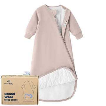 KaiyaBaby Organic Cotton Baby Sleep Sack, Long Sleeve 1.0 TOG