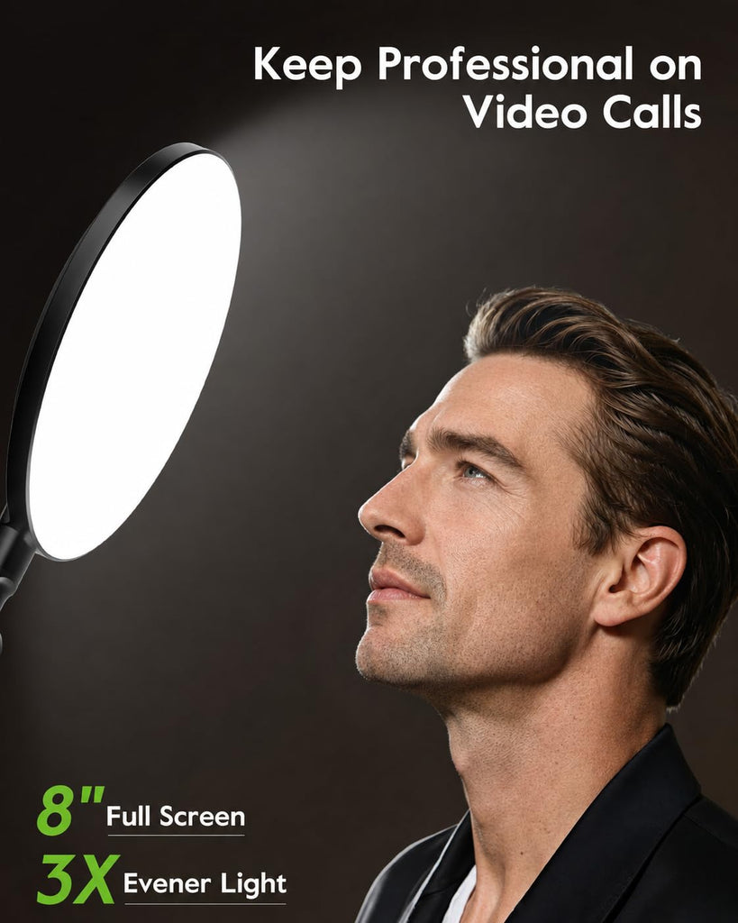 Desk Lamp, Professional Video Call Light, CRI>98