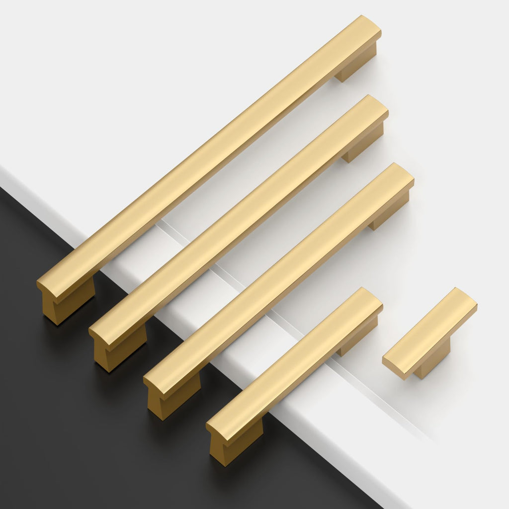 10 Pack 5 Inch(128mm) Champagne Bronze Cabinet Pulls Kitchen Cabinet Handles Champagne Cabinet Pulls Cabinet Hardware