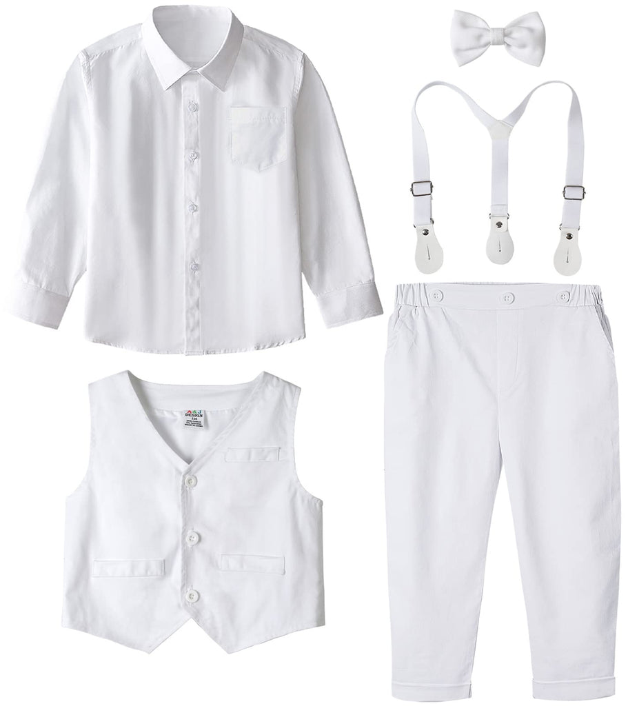Baby Boy Christening Outfit Baptism Dedication Suit White