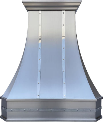 Wall Mount Range Hood 4 Speed LED Lights