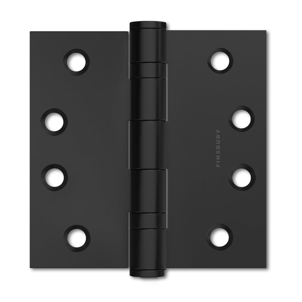 Door Hinge Ball Bearing 4 x 4 Inches Solid 304 Steel Durable Heavy Duty Machined NRP Architectural Grade Mortise