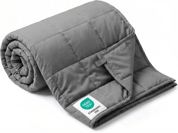Weighted Blanket for Adults (15 lbs, 60" x 80", Queen Size) Breathable Heavy Throw Blanket for 120-160 lbs, Soft