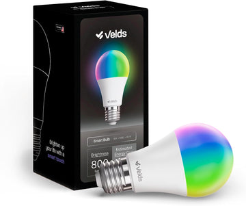 Smart LED Light Bulb, 9W (60W), Tunable White, Dimmable, Music Sync, 16 Million Colors, WiFi+Bluetooth, Compatible