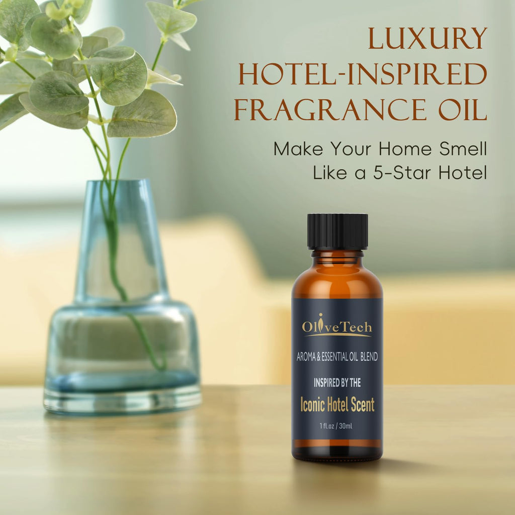 Plug in Scent Diffuser, Waterless Essential Oil Diffuser, Cover Up to 500 Sq. Ft., Hotel Collection Diffuser