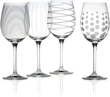 Cheers White Wine Glasses Set of 4, 16-Ounce Elegant Glassware, Durable and Dishwasher Safe, Perfect for Everyday or
