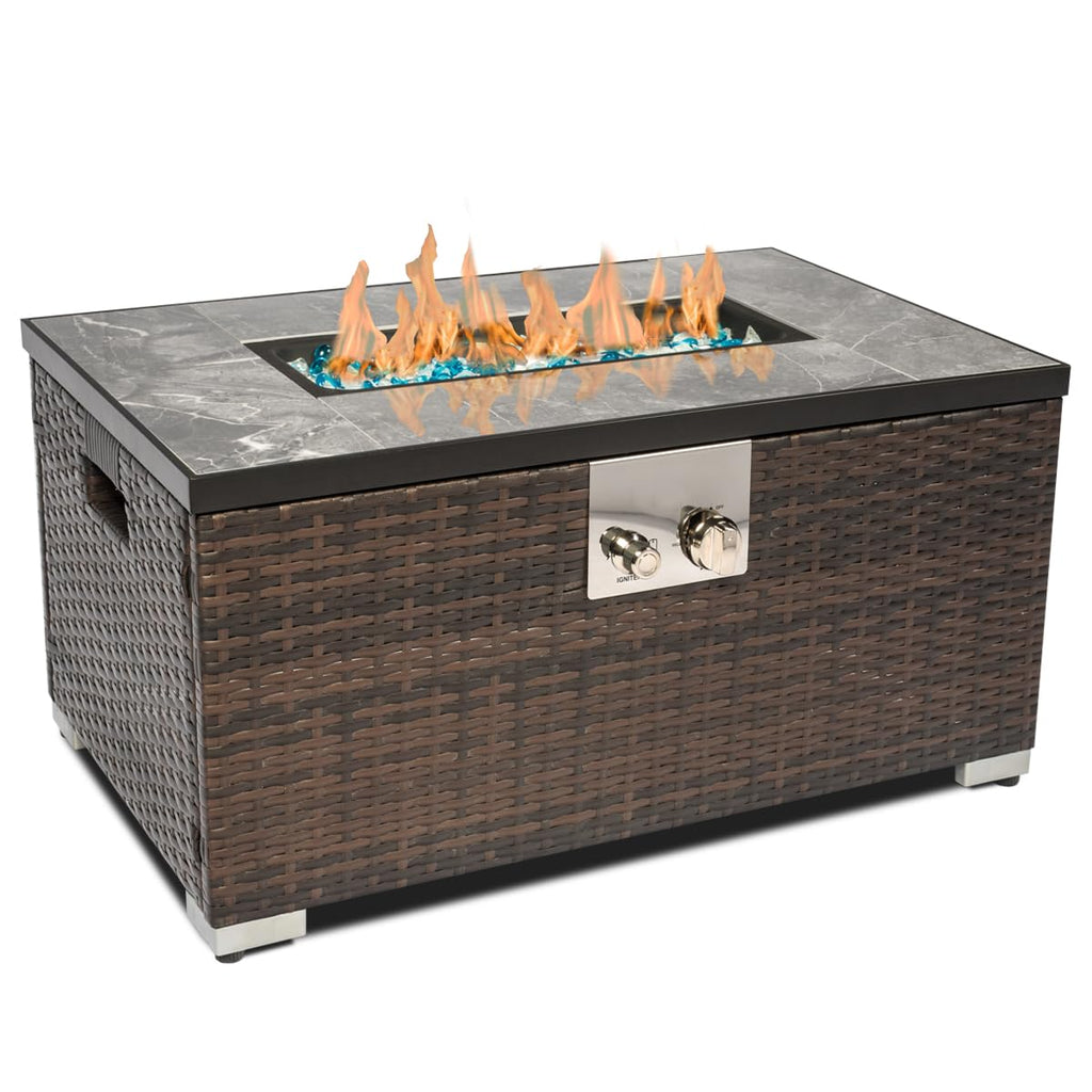 32'' Fire Pit Table with Natural Gas | Casa Home Living