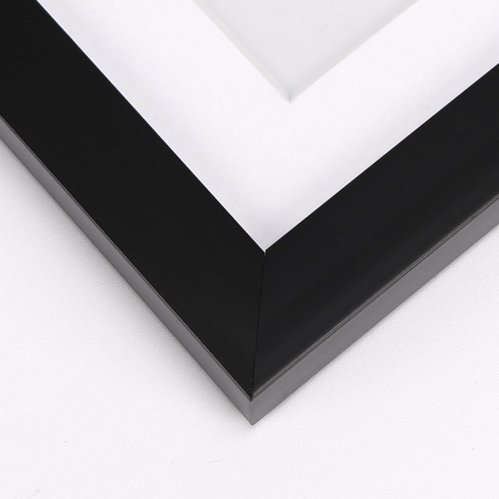 14 Pack Black Picture Frames Set, 2pcs 11x14 Matted for 8x10, 6pcs 8x10 Matted for 5x7, 6pcs 5x7 Matted for 4x6