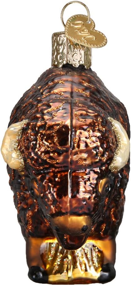 Ornaments: Buffalo Glass Blown Ornaments (12131)