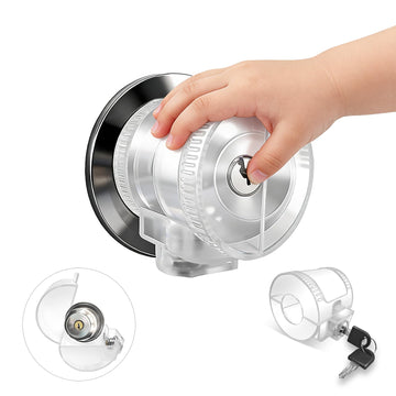 Door Knob Safety Self-locking Cover for Kids, 1 Pack,Prevent Childproof Opening,Easy Install&Use,Child Safety Guards