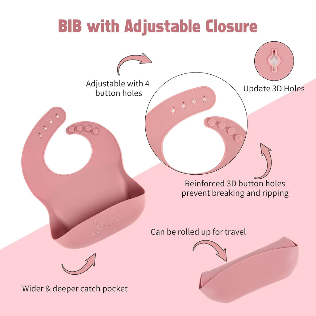 Feeding Set, Suction Plate Bowl for Baby Led Weaning