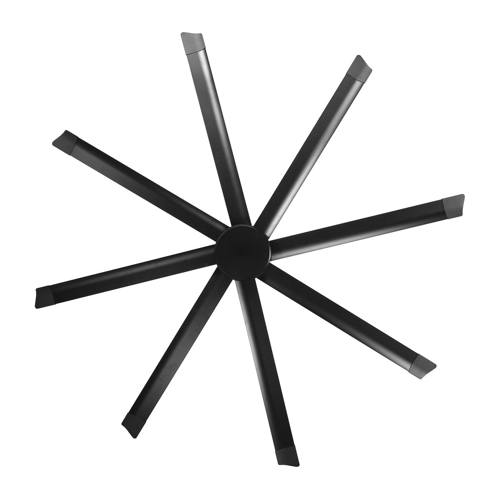 84 Inch Industrial Ceiling Fans No Lights, Large HVLS Ceiling Fan, Remote