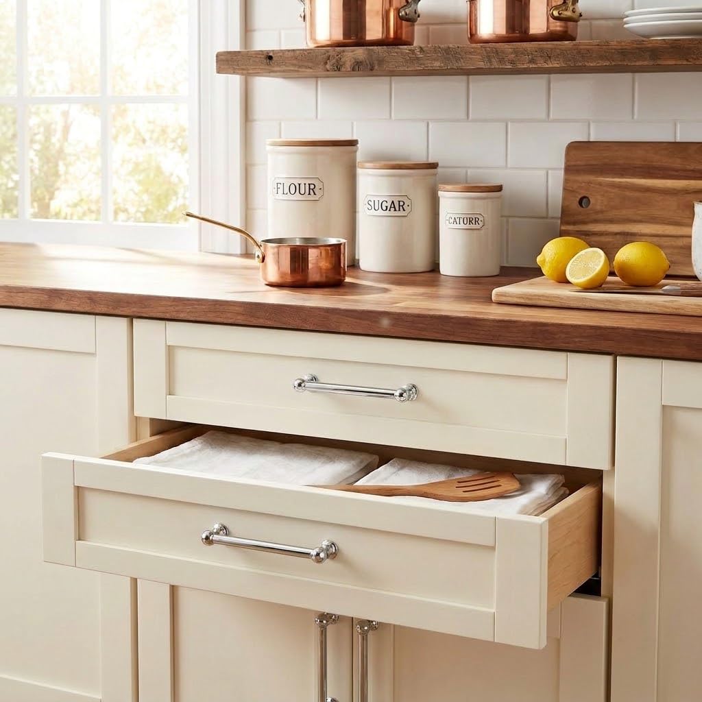 1 Pack Appliance Pull 12 Inch Solid Kitchen Cabinet Handles Polished Chrome Cabinet Pulls Modern Drawer Pulls Cabinet