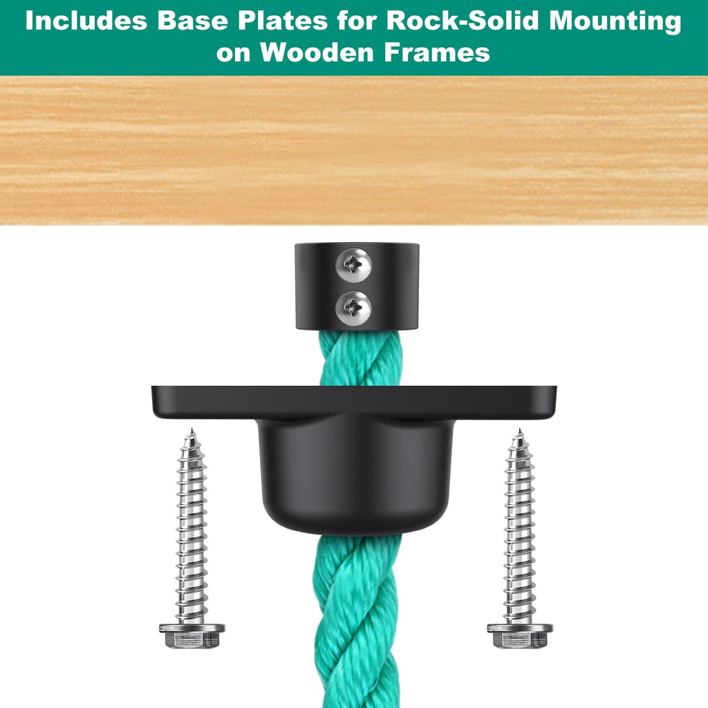 Kids Climbing Net with Mount Base for 30"× 60" Wooden Frames