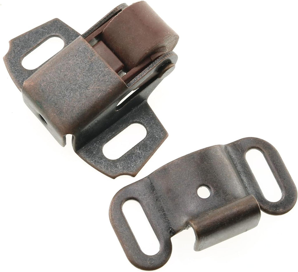 4PCS Roller Wheel Spring Cabinet Furniture Closet Door Catch Latch, Cabinet Lock Door Suction Buckle Latch, Cabinet