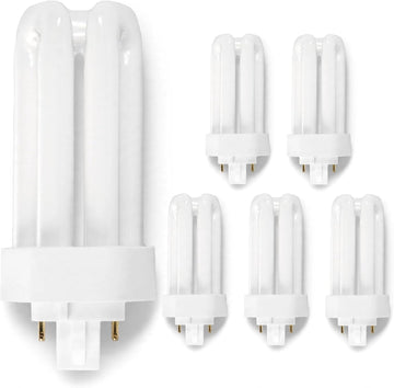 Triple Tube Compact Fluorescent Bulb PL-C Plug-in CFL Lamp GX24Q-2 4pin Base 18W 3000K Soft White