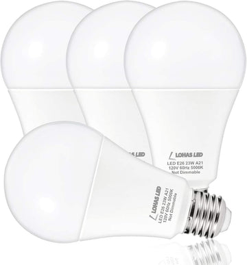 A21 Bright Light Bulb, 23 Watt Garage Light Bulbs