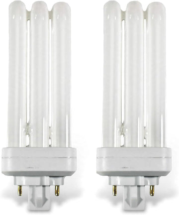 Triple Tube Compact Fluorescent Bulb SLS Shape PL-C Plug-in CFL Lamp GX24D-3 Base 26W 3500K