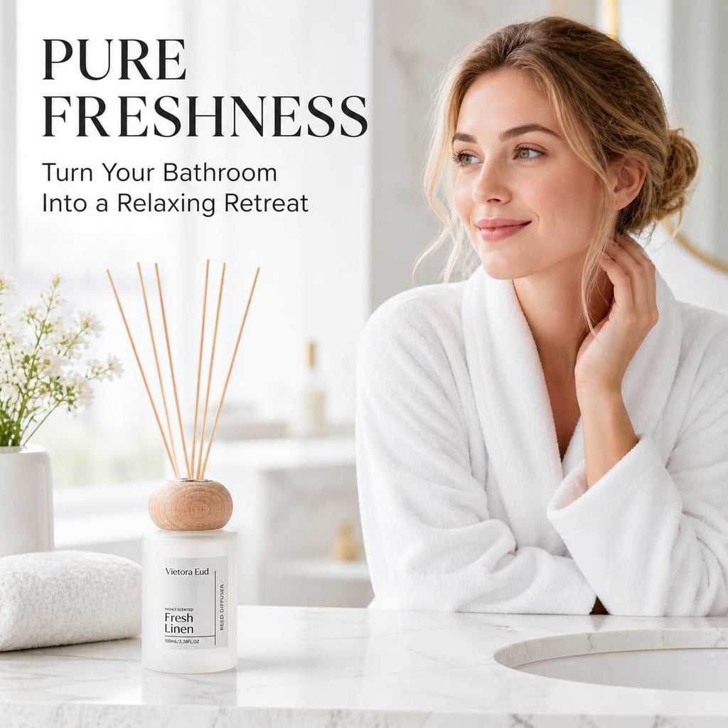 Fresh Linen Reed Diffuser, 3.5 Fl Oz