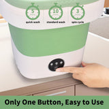 Portable Washing Machine, Mini 16L Foldable Laundry Machine with 3 Modes Deep Cleaning, Upgraded Small Collapsible