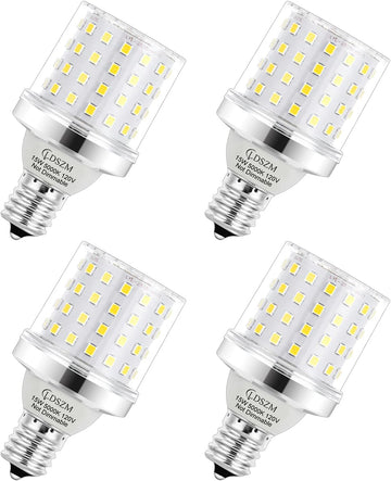 E17 Super Bright LED Bulb,15W Intermediate E17 Base LED G14 Bulbs,120 Watt Equivalent 1200lm 5000K Daylight Ceiling