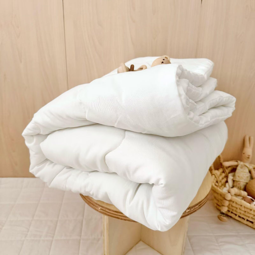 White Duvet Insert Queen Comforter for All Season, 90"x90", 5.5 Pounds