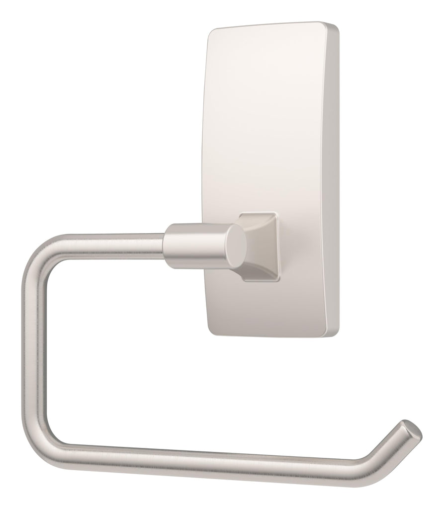 Toilet Paper Holder, Satin Nickel, 1 Holder, 2 Strips