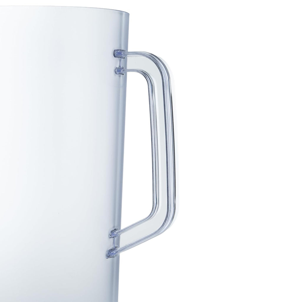 G.E.T. Heavy-Duty 1 Gallon Plastic Pitcher with Lid, Clear, BPA Free