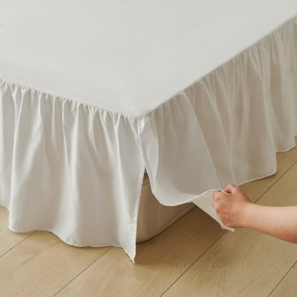 Bed Skirt Ruffled Bed Skirt, 22'' Dust Ruffle Bed Skirts