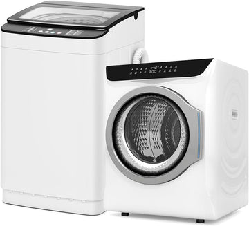 Portable Washer and Dryer Combo Set, 2.8 CU. FT. Portable Clothes Dryers with Boot Dryer, 28 lbs Fully Automatic