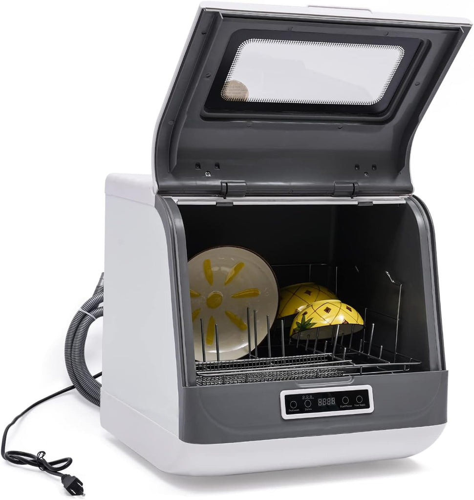Countertop Dishwasher Portable Dish Washer with 8L Built-in Water Tank