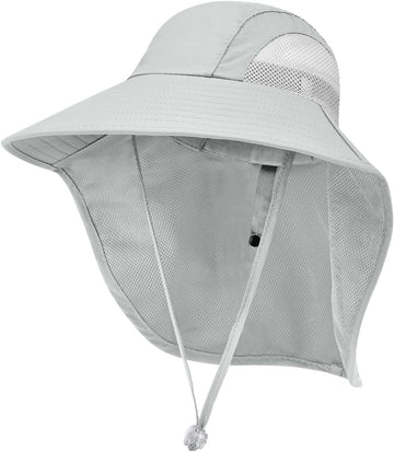 Kids Sun Hat UPF50+ Summer Beach Play Sun Protection Hats with Neck Flap