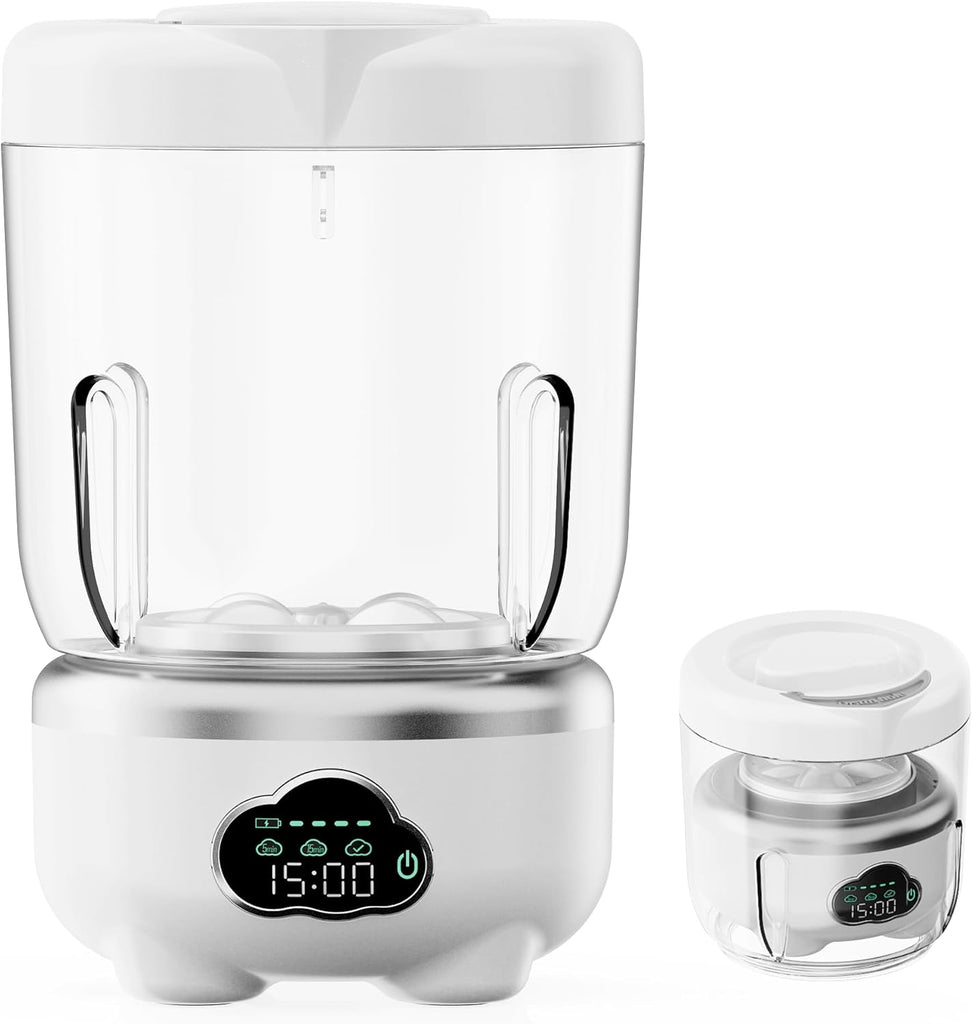 Mini Underwear Washing Machine, Portable Washing Machine, Upgrade 1.6L Foldable Mini Washer with 3 Modes, Rechargeable