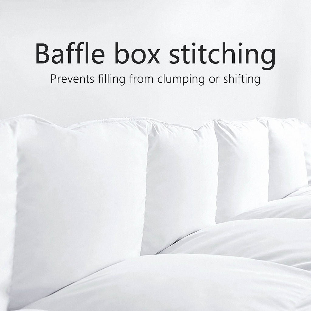 White Comforter, All Season Down Alternative Duvet Insert