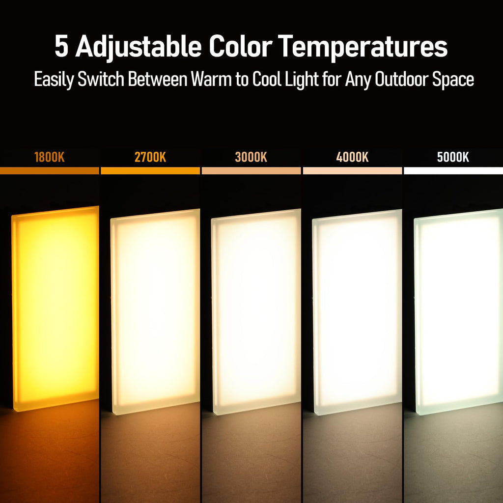 5CCT Paver Light, 4x8 Inch Low Voltage LED Landscape Light