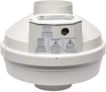 Inspired Maverick Style AMG Radon Fan - Quiet and Energy Efficient 260 CFM Radon Mitigation System Inline Duct Fan