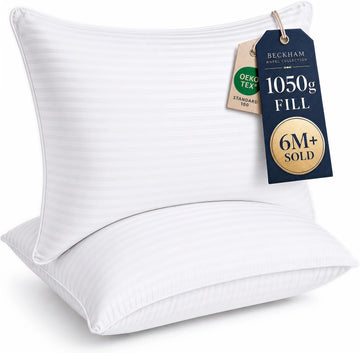 Bed Pillows Standard/Queen Size Set of 2 | Original Soft Down Alternative Pillow for Sleeping, Soft Support for Back