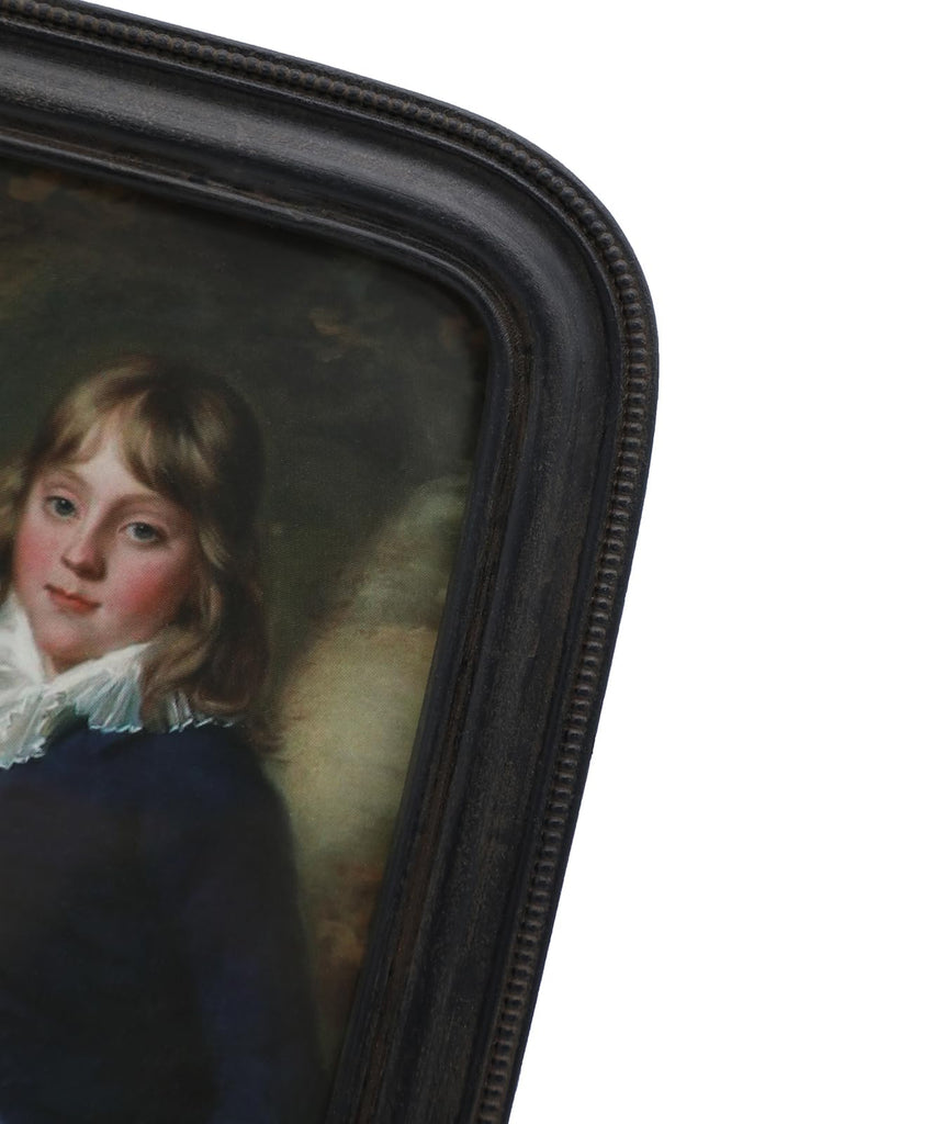 5x7 Vintage Picture Frame, Antique Black Ornate Frame