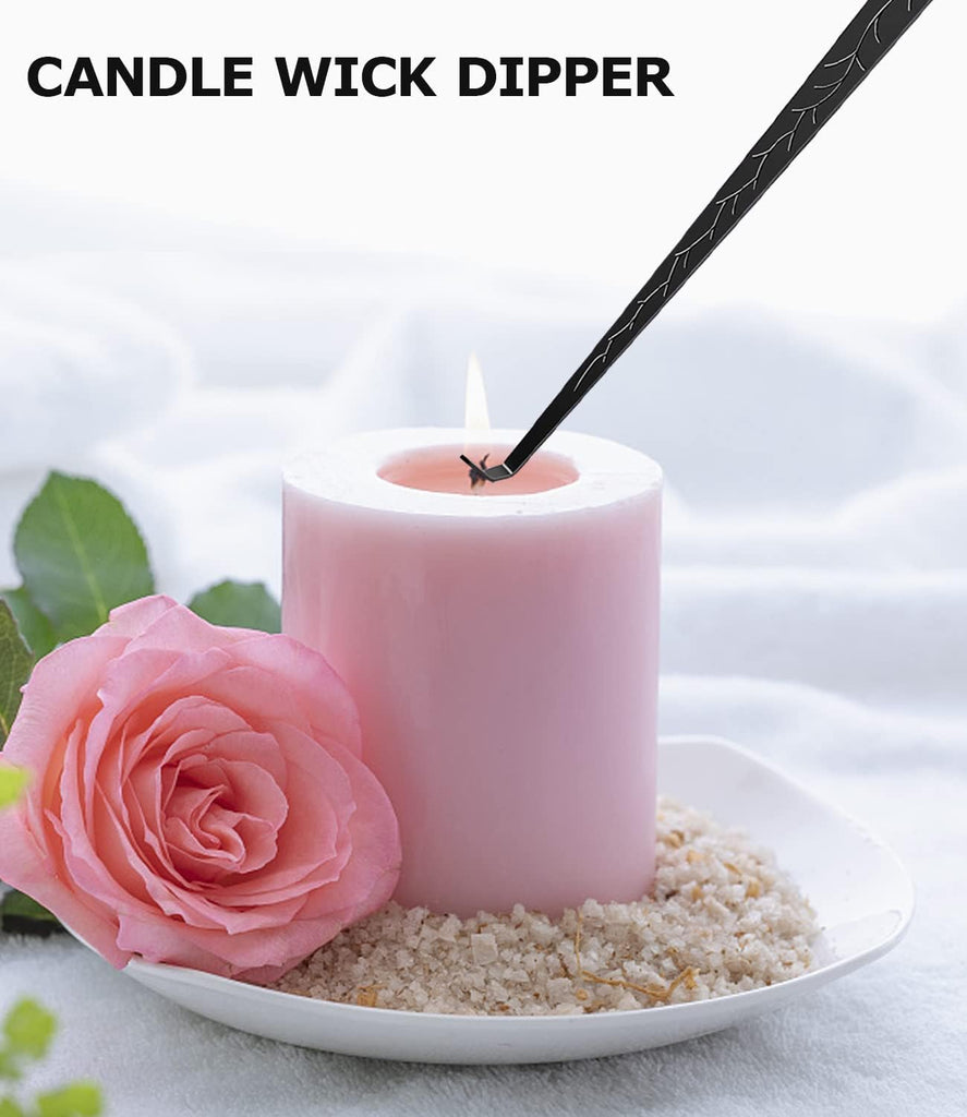 4 IN 1 Candle Accessory Making Kit for Gifts Candle Lovers (Black)