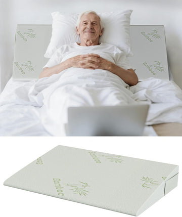Twin Wedge Pillow for Acid Reflux Relief,Mattress Wedge 5" H