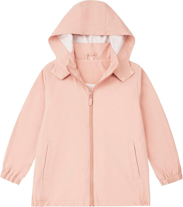 Boys Girls Soft lining Hooded Rain Jacket