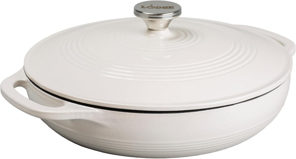 Essential Enamel Braiser - Refrigerator- & Oven-Safe up to 500° F - Heat-Retaining, Induction-Safe & PFAS-Free Enamel