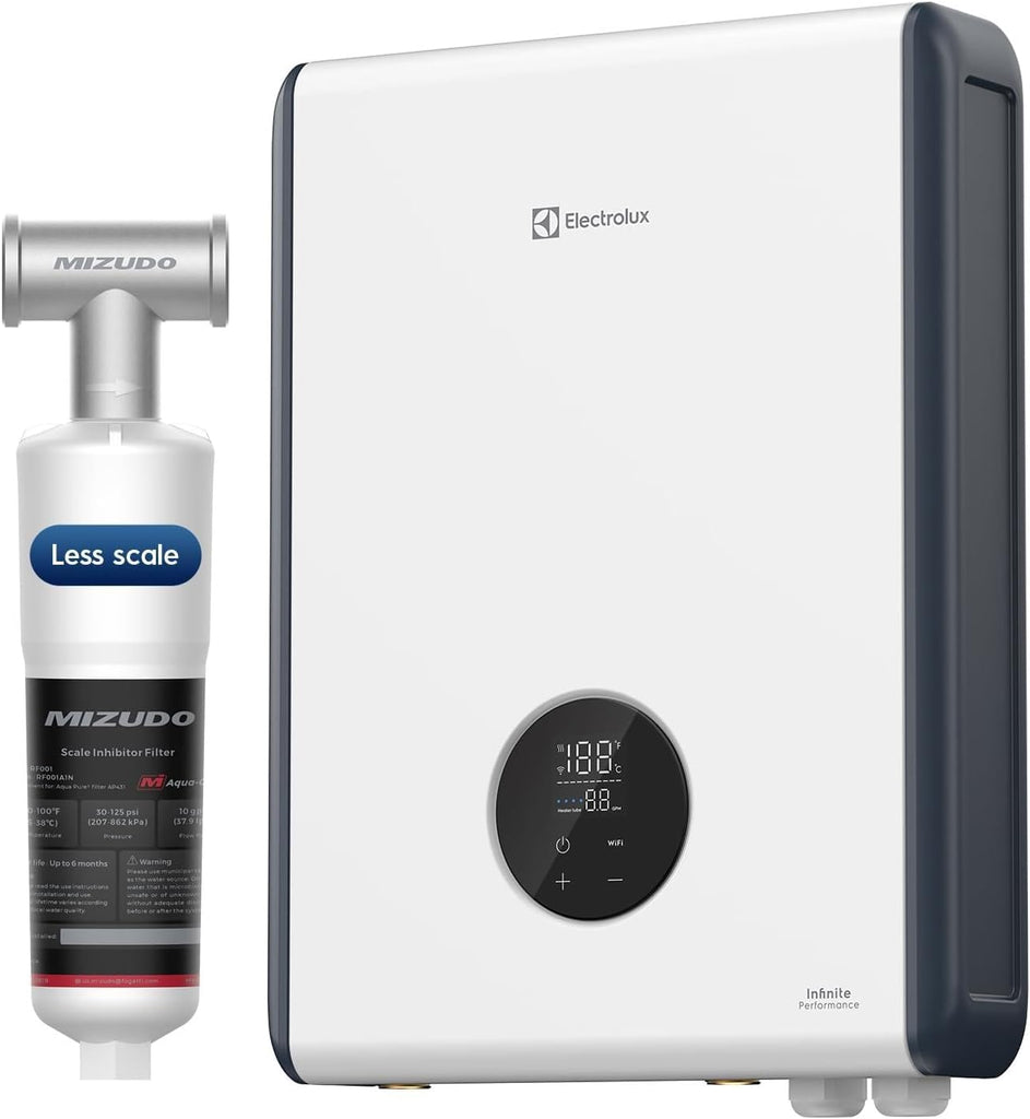 18kW Tankless Water Heater Electric 240v - Smart Wifi & Alexa, Instant On Demand Hot Water Heater for Whole House