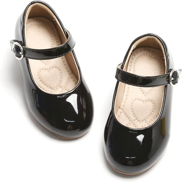 Mary Jane Flats for Toddler Girls Dress Princess Wedding Ballet Shoe