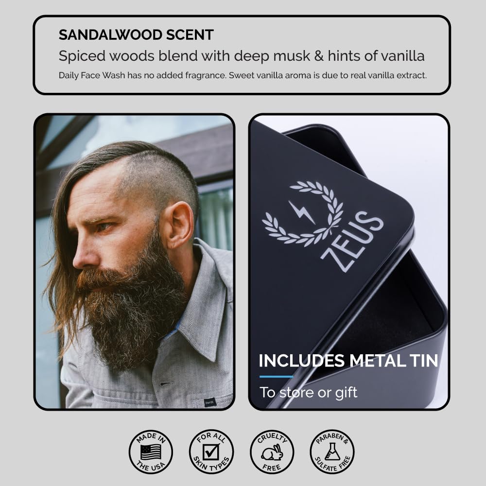 Ultimate Beard & Body Care Kit for Men, Holiday Grooming Gift Set