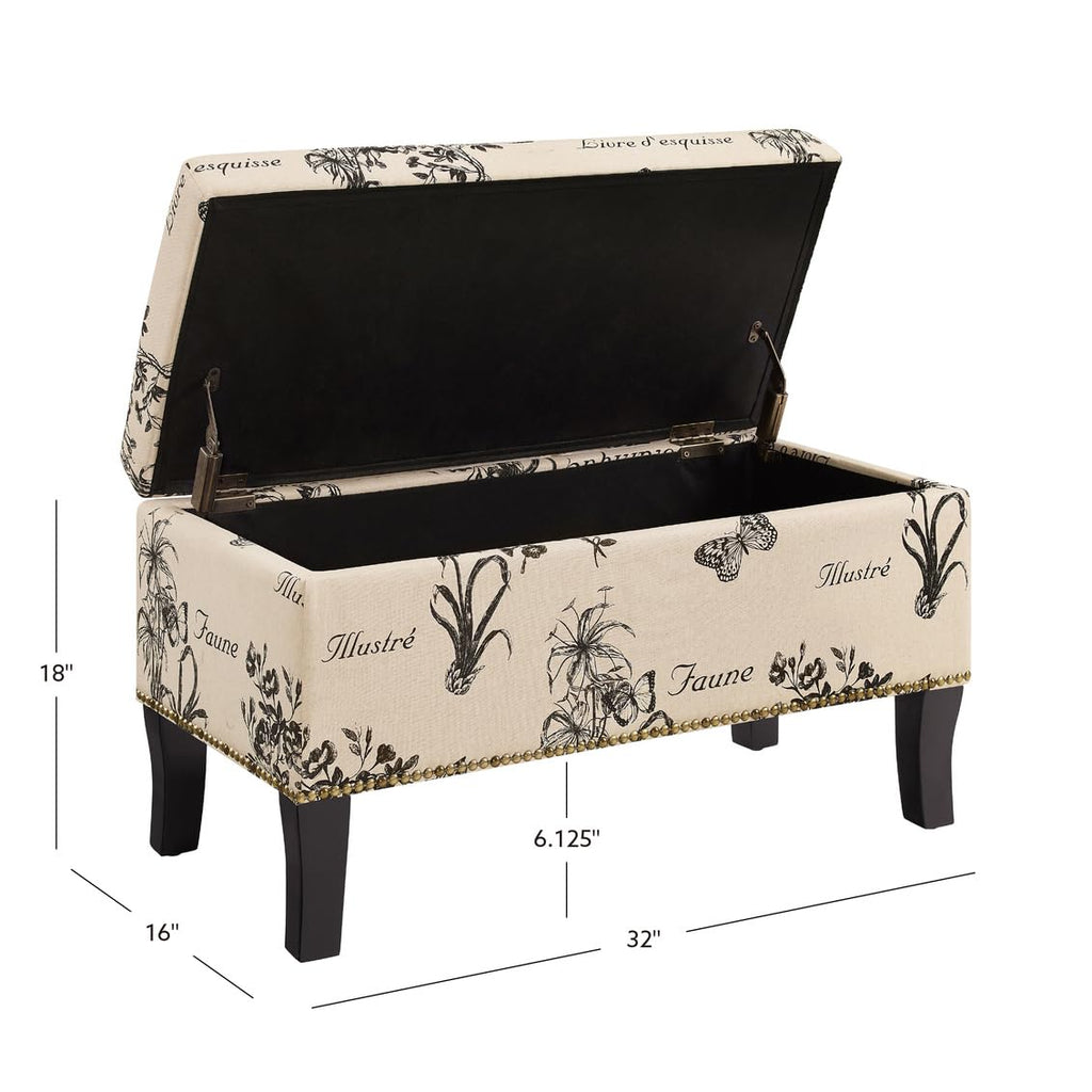 Stephanie Ottoman, Botanical Linen